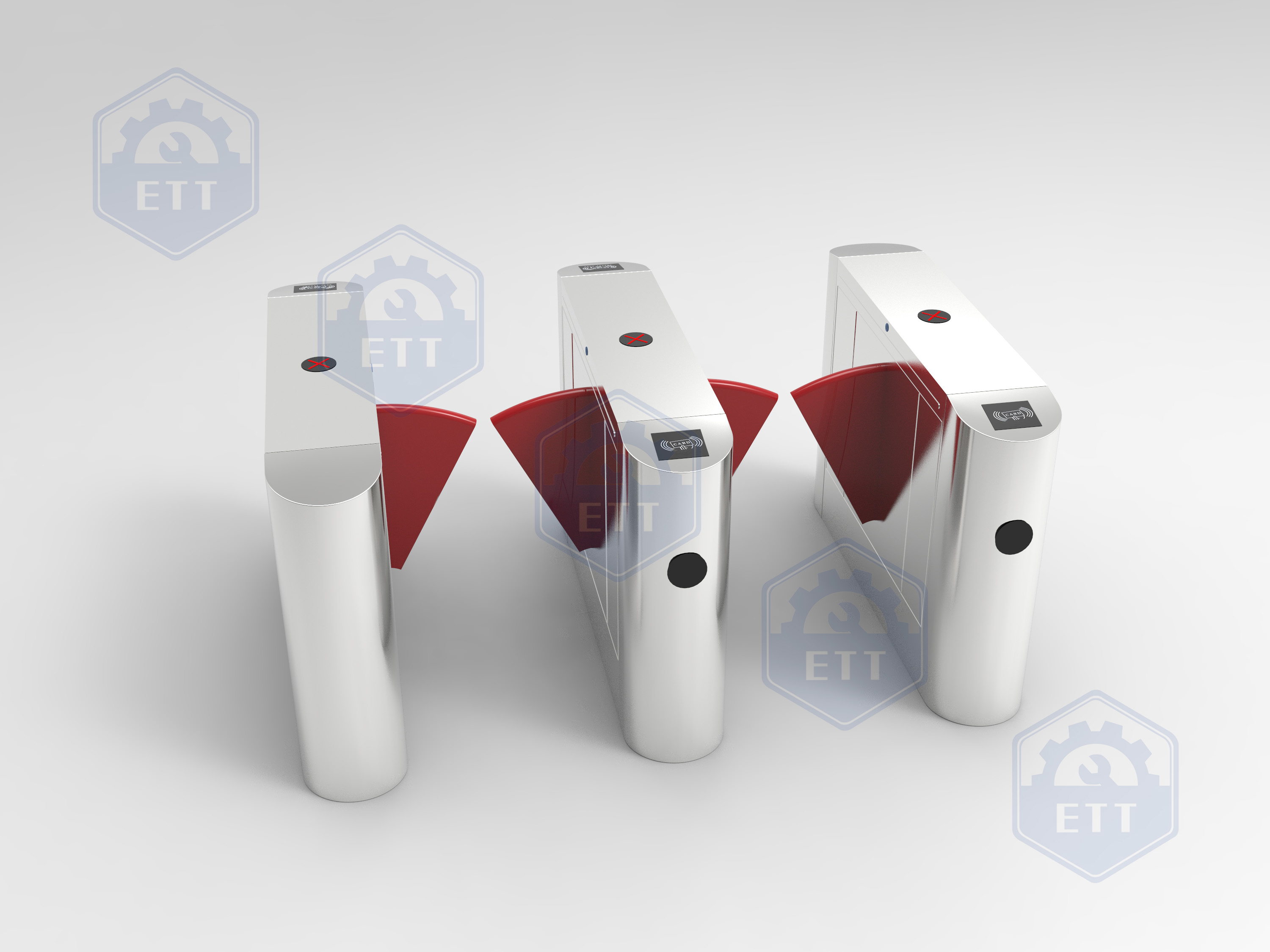 Optical flap turnstileET502